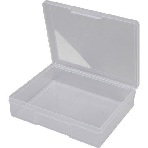 1H029 1 COMPARTMENT STORAGE BOX MEDIUM PLASTIC CASE FISCHER PLASTIC 1H-029