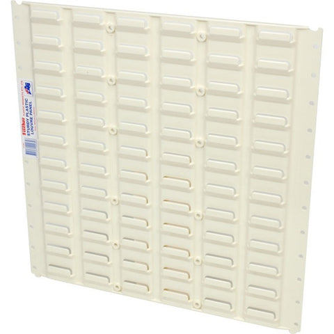 1H083 LARGE MODULAR LOUVRE PANEL HIGH STRENGTH A.B.S. PLASTIC FISCHER PLASTIC 1H-083