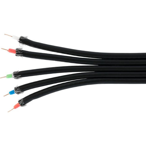 RG59RGBTS-1MT TRIO+ STEREO COAX CABLE - 1M 5 CORE RGB -PER METRE DOSS