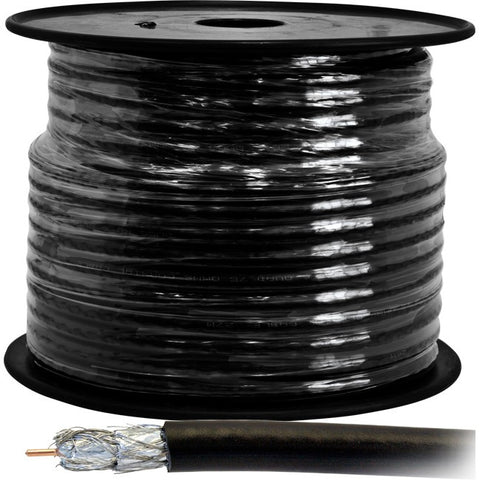 RG6QDR-30M QUAD SHIELD CABLE - 30M ROLL 75 OHM COAX CABLE - PER ROLL DOSS