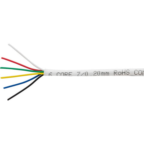 6X7-.2SC-1M 6 CORE SECURITY CABLE - 1M ALARM CABLE - PER METRE (100M) BCS4060