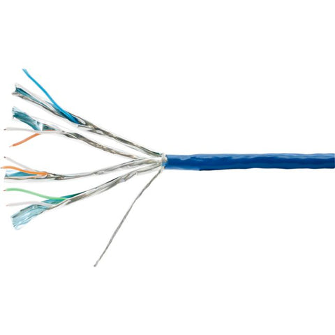 SSTPCAT6BL-1M SSTP CAT6 SOLID BLUE -1M SHIELDED - PER METRE (305M) DOSS