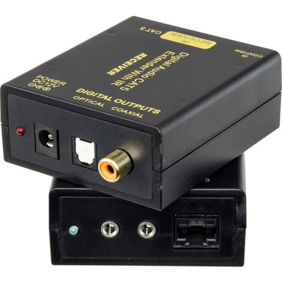 PRO1362D DIGITAL AUDIO CAT5E/6 EXTENDER WITH IR KITS TOSLINK AND COAX PRO2 A-1362D