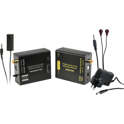 PRO1362D DIGITAL AUDIO CAT5E/6 EXTENDER WITH IR KITS TOSLINK AND COAX PRO2 A-1362D