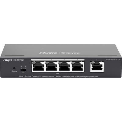 ES205GC-P 5 PORT GIGABIT SMART CLOUD MANAGED POE SWITCH REYEE 09051018