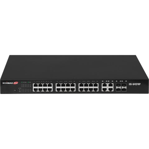 ES5424P 24 PORT POE SMART SWITCH SFP 280W 10/100M EDIMAX 09052551