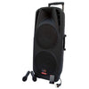 Dual 10" inch Portable Karaoke Mobile Bluetooth PA Speaker Sound System Battery + 2 UHF Microphone