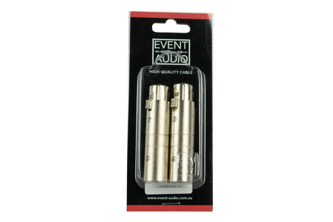 Event Lighting XLR3MXLR5F - XLR 3 Pin Male to XLR 5 Pin Female Adapters