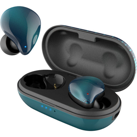 T33GRN ICON TRUE WIRELESS EARBUDS GREEN BT5.0 TOUCH 30HR IPX5 DOSS T33