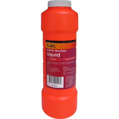 AB1222 BUBBLE MACHINE LIQUID - 1L TO SUIT AB1229 RAVE AB1222