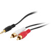 LA1061 20M 3.5MM PLUG TO 2X RCA STEREO ADAPTOR LEAD PRO2