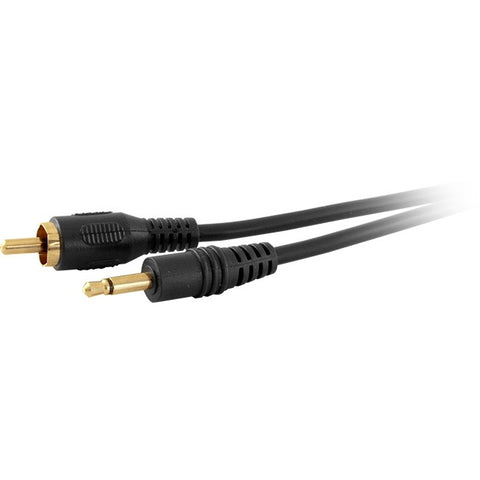 LA1081 MONO 3.5MM PLUG TO RCA - 2M PLUG LEAD PRO2