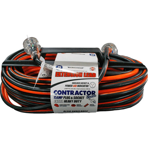 UR25010C 10M 15A HEAVY DUTY CONTRACTOR EXTENSION LEAD ULTRACHARGE UR250/10C