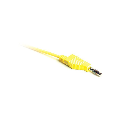 SML100YEL 1M YELLOW BANANA TEST LEAD SILIVOLT SILICON MULTI CONTACT 647288.100.24