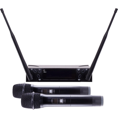 UHF203E DUAL CH UHF PLL MIC SYSTEM KIT WIRELESS 654-694MHZ DOSS