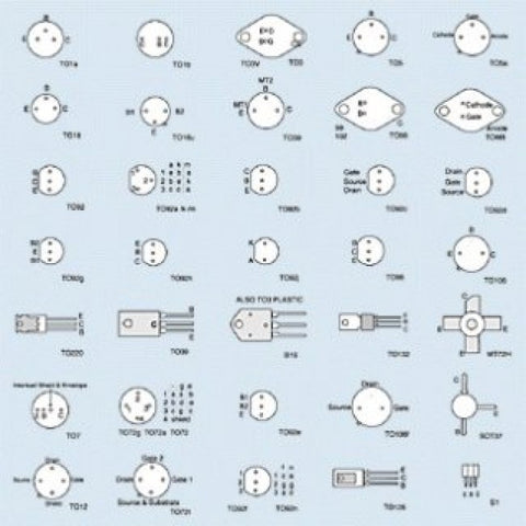 BC556 PNP .1A 80V .5W T092 BC556