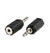 2.5mm Stereo Female Socket to 3.5mm Stereo Male Jack Plug Audio Adaptor