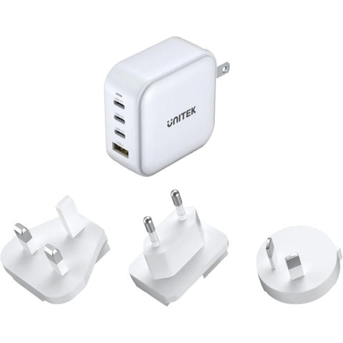 P1112AWH 4 IN 1 GaN 100W USB TRAVEL CHARGER WHITE UNITEK 33774682