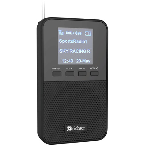 RR10 DAB+ FM POCKET DIGITAL RADIO 40 PRESETS SPK HEADPHONE RICHTER RR10 POCKET