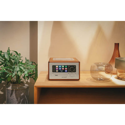 RELAX-WAL FM/DAB+ -INTERNET RADIO- WIFI BLUETOOTH -ALARM CLOCK -WALNUT SONORO RELAX- WALNUT