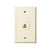 TEL5030 6P4C RJ12 FLUSH WALL SOCKET TEL5030 WP66/WHT