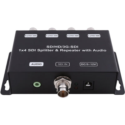 SDI4SP 4-WAY SDI SPLITTER & REPEATER 1-IN 4-OUT W/ AUDIO EXTRACTION DOSS SX-SDI-104