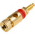 TP2815 GOLD-PLATED SPEAKER POST RED PP-0434