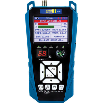 SQT784 TERRESTRIAL DTV SIGNAL METER WITH 12V ANTENNA POWER AERIAL INDUSTRIES SQT784