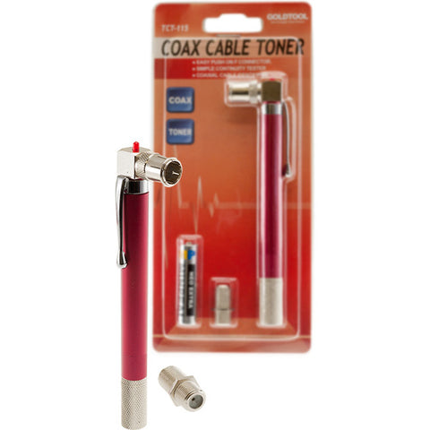 TCT115 COAX CABLE POCKET PEN TONER CONTINUITY TESTER TCT115