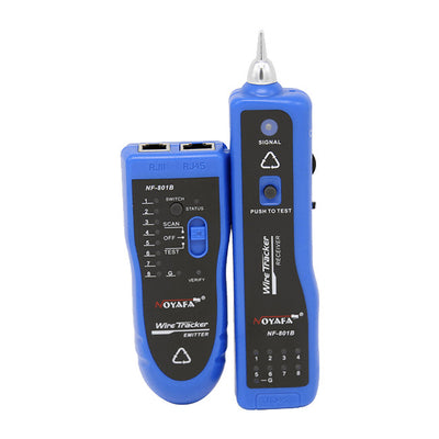 NF801B MULTIFUNCTION CABLE DETECTOR CABLE TRACER LAN TESTER BLUE NOYAFA NF-801B