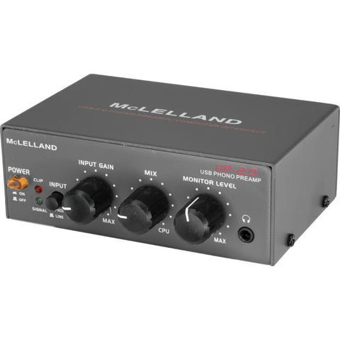 UP2 PHONO PREAMP WITH USB INCL GAIN CONTROL MCLELLAND MCLELLAND UP-2.0