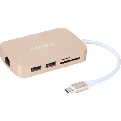 NEOCGO USB-C MULTI PORT - HDMI OUT UPTO 4K  GOLD  MINIX MINIX MNEOCH GOLD