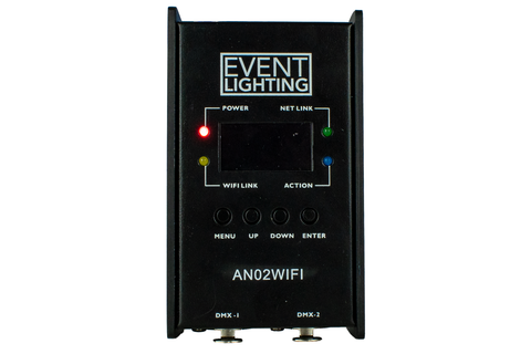 Event Lighting AN02WIFI - 2 Universe WiFi Art-Net Node