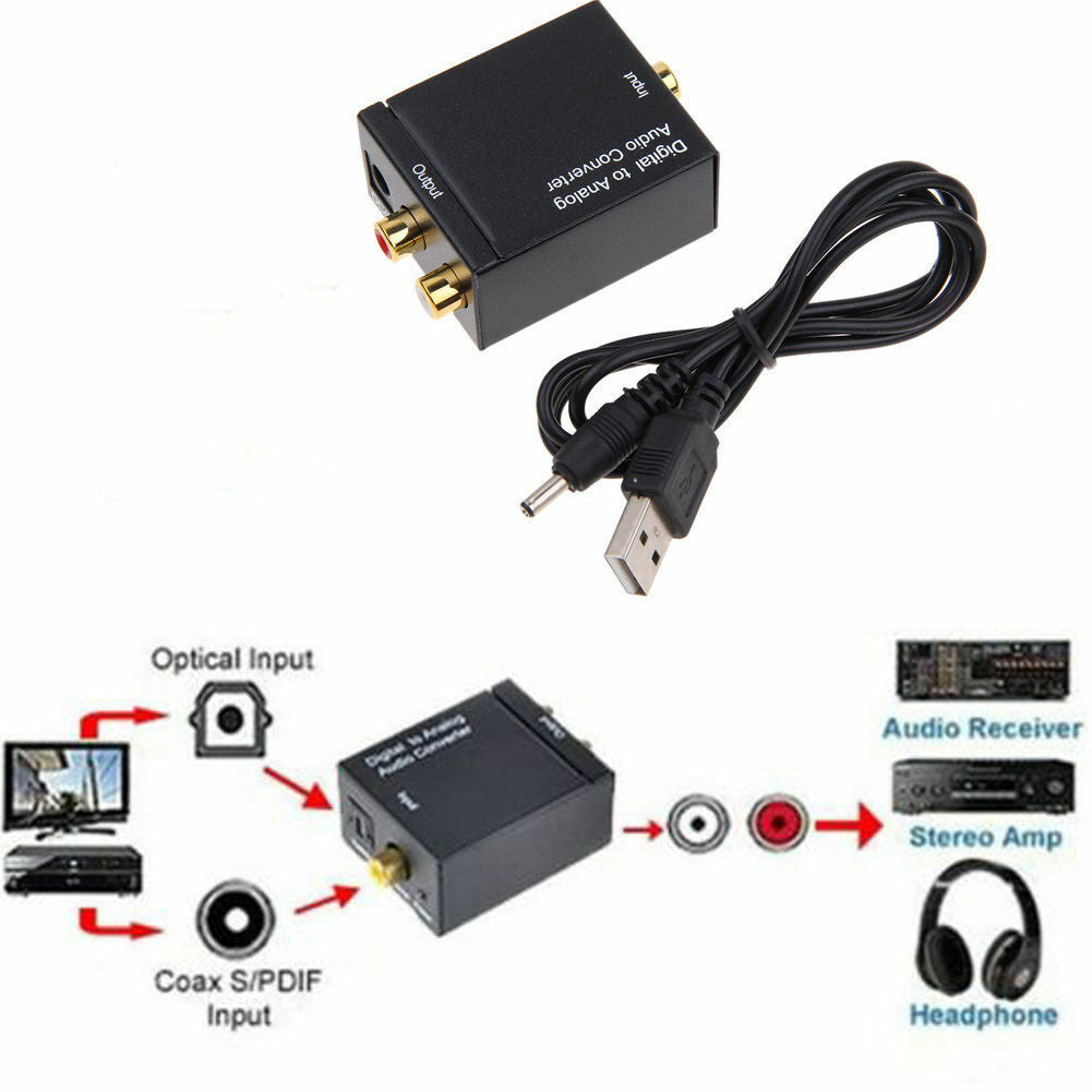 Stereo RCA to SPDIF Audio Converter - Convertisseurs de signal audio