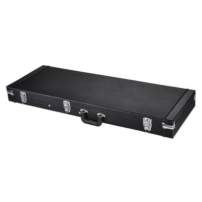 Electric Guitar Hard Case Black Rectangular Shape Lockable with Key