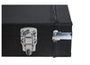 Electric Guitar Hard Case Black Rectangular Shape Lockable with Key