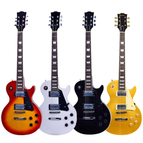 Electric Guitar Les Paul Classic Vintage Style 4 Colours Including Gold + Bag + Pick + Lead