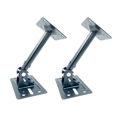 Pair or Single Speaker or Projector Wall or Ceiling  Mount Stand Extendable 360° Adjustable Brackets 20KG