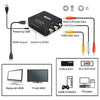 AV RCA to HDMI or HDMI to AV RCA Adapter Audio Video Converter for Composite Upscaling or Digital Downscaling