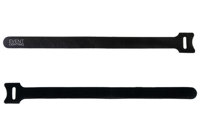 Event Lighting VT50H - Heavy Duty Velcro Tie 50-Pack (Black)