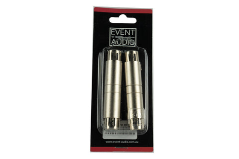 Event Lighting XLRFXLRF - Pair of XLR 3 Pin Female to Female Adaptors