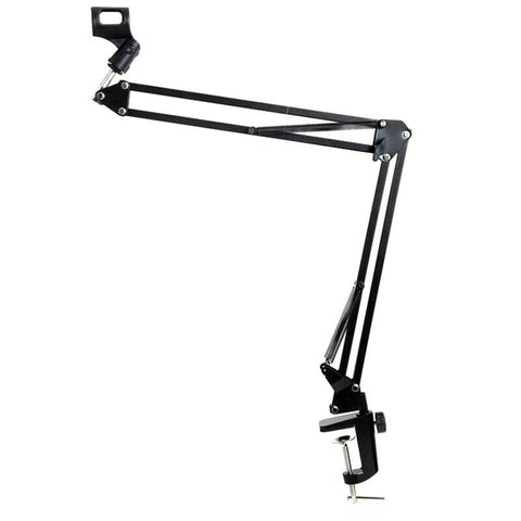 1m Flexible Studio Desk Mount Mic Microphone Suspension Boom Scissor Arm Stand for Condenser Mic