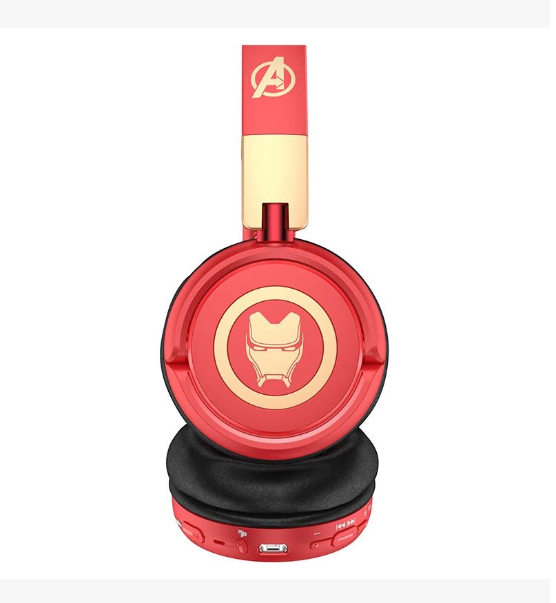 Iron Man Marvel Avengers Infinity War Stereo Bluetooth Headphones Case