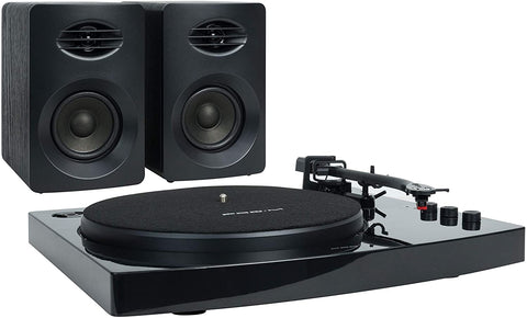 Mbeat Pro-M Stereo Turntable System with Bluetooth - Black