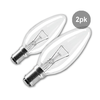 B15 Light Globe Warm White – 2 Pack SANSAI GL-AB1525