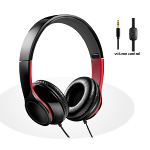 Foldable Stereo Wired Headphones SANSAI HS-640V