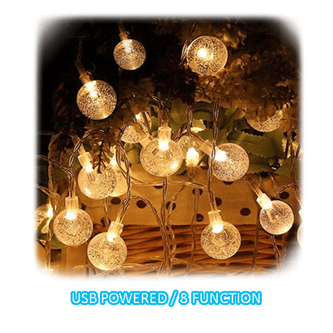 LED Bubble Decorative Lights SANSAI GL-AA100WW