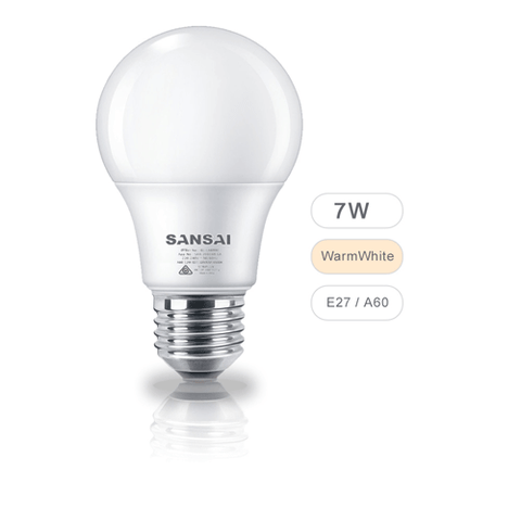 7W LED LIGHT BULB SANSAI GL-LA602E