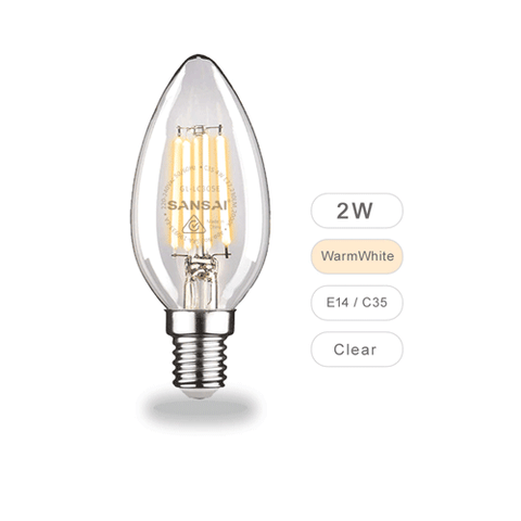 2W Led Light Bulb Sansai Gl-LC304E