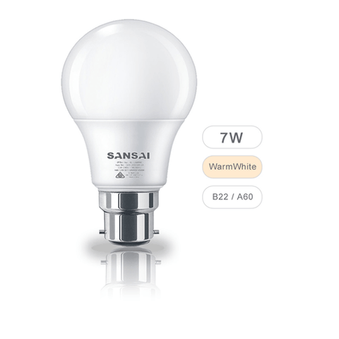 7W Led Light Bulb Sansai Gl-La606B